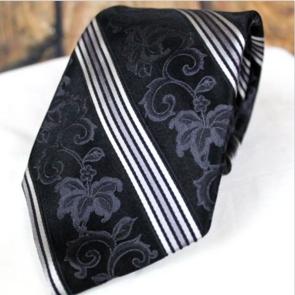 Robert Talbott Men's Best Of Class Black Neck Tie - Picture 1 of 7